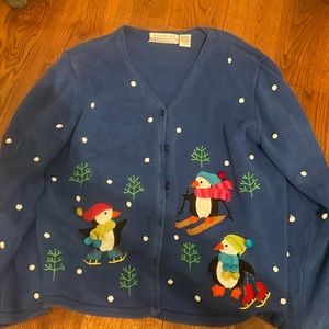 Classics by Marisa Christina winter/ snow cardigan